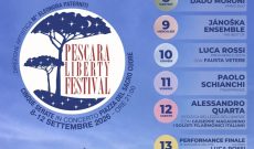 PESCARA LIBERTY FESTIVAL: 5 CONCERTI DALL’8 AL 12 SETTEMBRE, IL PROGRAMMA