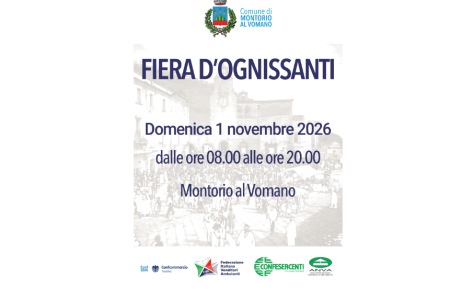 MONTORIO AL VOMANO: TORNA LA TRADIZIONALE FIERA D’OGNISSANTI